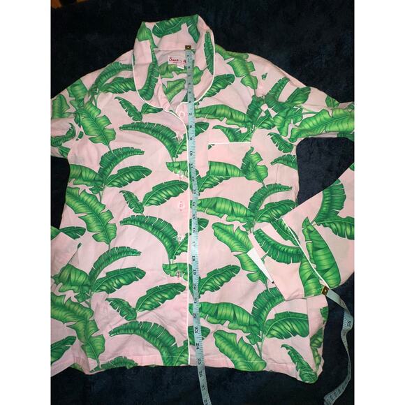 NWOT $168 SANT & ABEL TROPICAL PUNCH COTTON PAJAMAS PJS XS PREPPY - Picture 6 of 9
